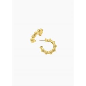 NEW SUSAN SHAW women's estate hoops in gold